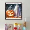 (Stamped/Counted) Halloween Ghost-11CT Cross Stitch 40*40cm/15.75*15.75in