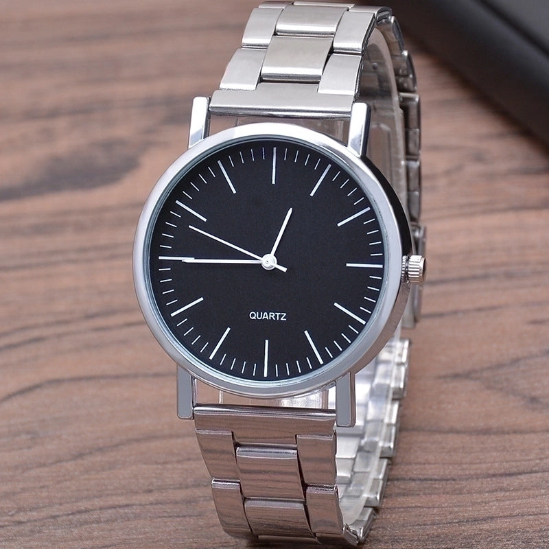 Fashion Solid Color Single Folding Buckle Quartz Men’s Watches