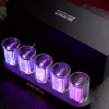 Imitation Nixie tube RGB Creative Clock 16 Million Colors, LED Light Gaming Computer Desktop Technology Ornaments Electronic DIY Digital Creativity