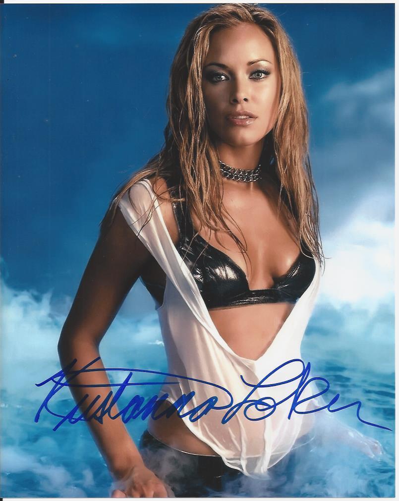 Kristanna Loken signed Photo Poster painting