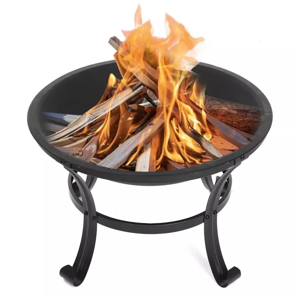 Fire Pit Backyard Wood Burning Stove Fireplace Heater - vzzhome