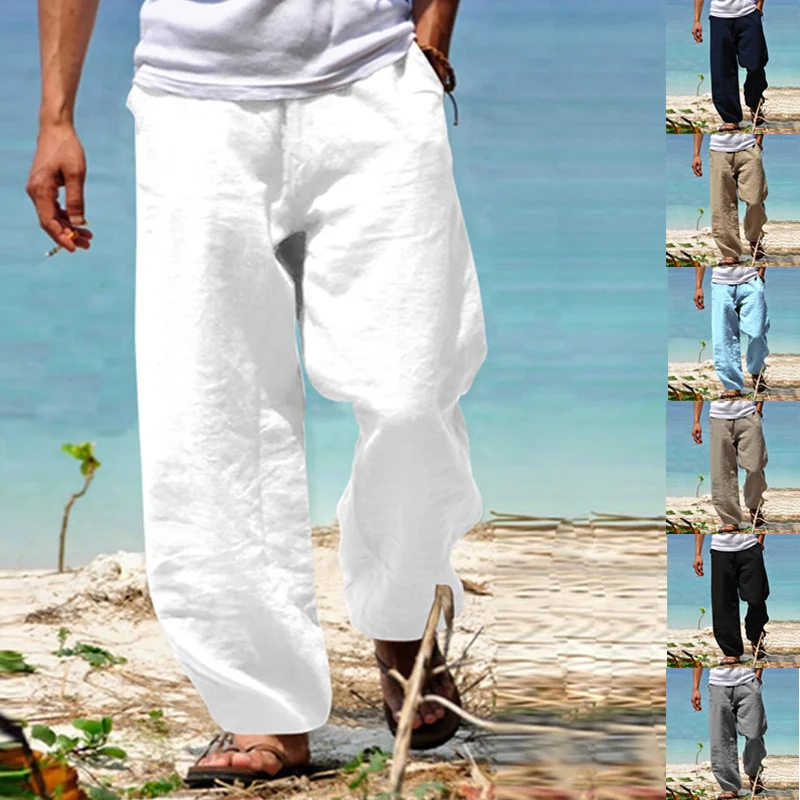 Cotton And Linen Pants-inspireuse