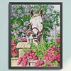Pony And Cat-14CT Stamped Cross Stitch 36*44cm/14.17*17.32in tapestrymarket