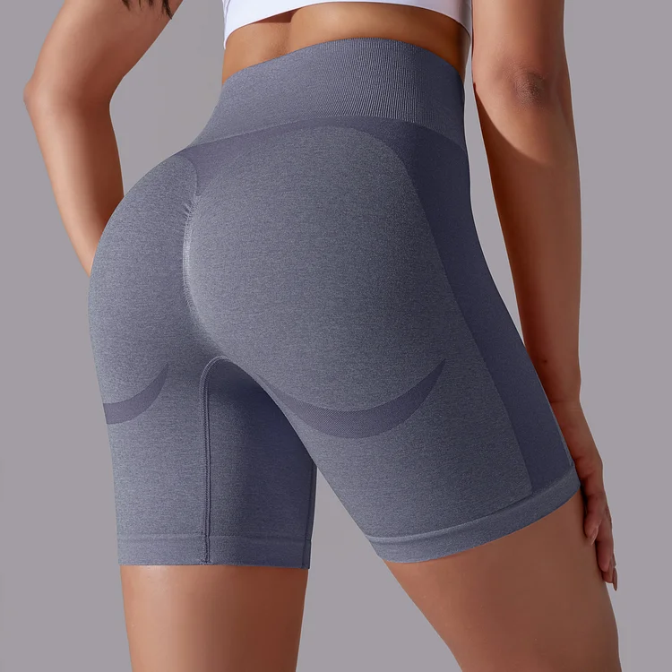 PASUXI Women's  Seamless High Waist Yoga Shorts - Tummy Control Scrunch Butt Fitness Shorts huanwei