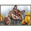 Lazy cat | Full Round Diamond Painting Kits