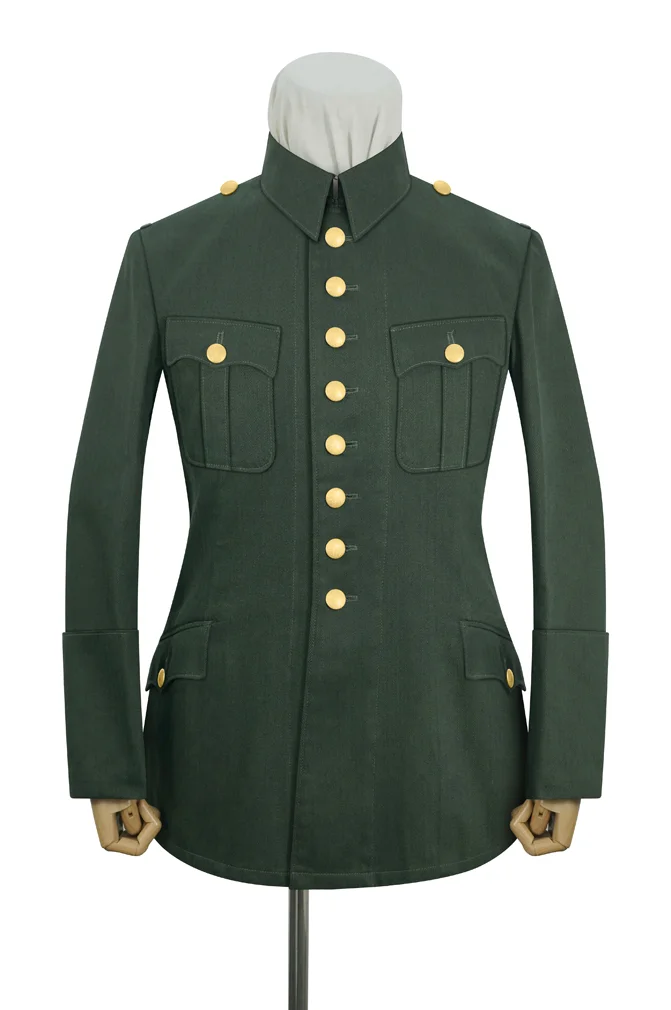    
Wehrmacht German M1927 General Officer Summer HBT Service Tunic Jacket German-Uniform