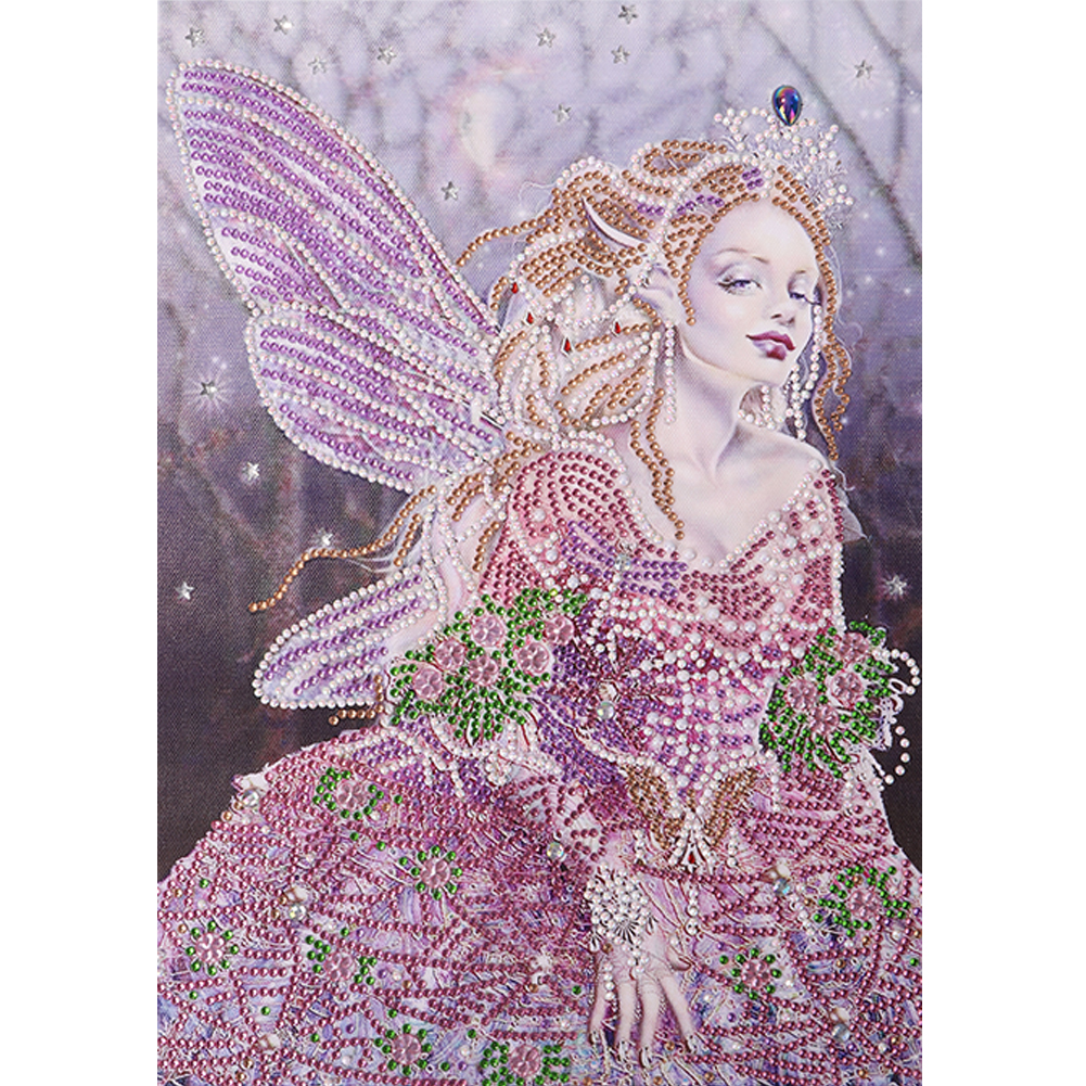 

Butterfly Fairy - Special Shaped Diamond Painting - 30*40CM, 501 Original