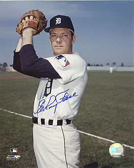 ELROY FACE DETROIT TIGERS ACTION SIGNED 8x10