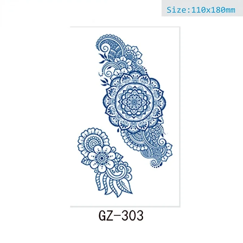 Net Red Herbal Juice Semi-permanent Waterproof Sweat-proof Tattoo Masking Scar Tattoo Sticker Herbal Juice Tattoo Sticker