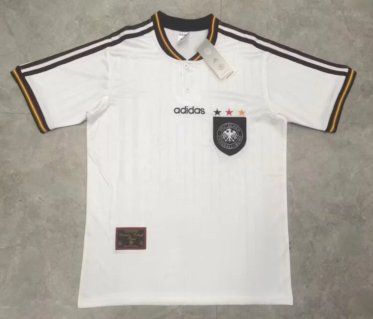 Retro 1996 Germany Home Football T-Shirt Thai Quality