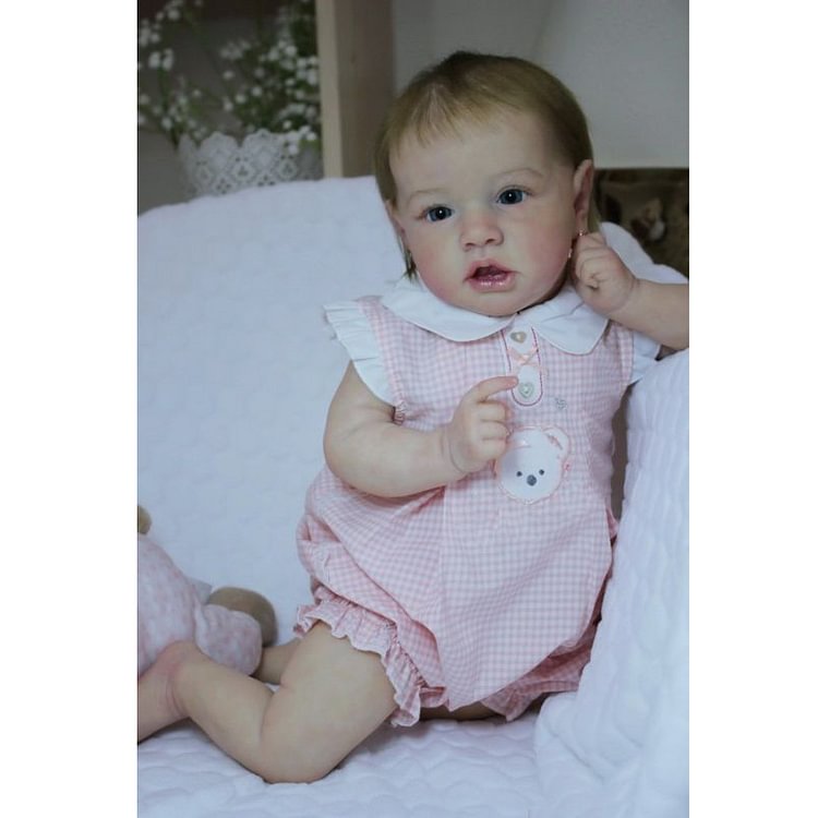  20" Lifelike Fantastic Silicone Reborn Girl Newborn Baby Doll Cheryl With Heartbeat💖 & Sound🔊 - Reborndollsshop®-Reborndollsshop®