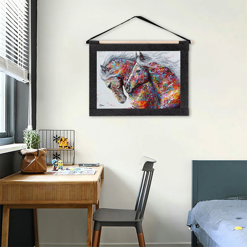 DIY Diamond Painting Wall Hanging Decor Poster Photo Frame Accessory (53cm)