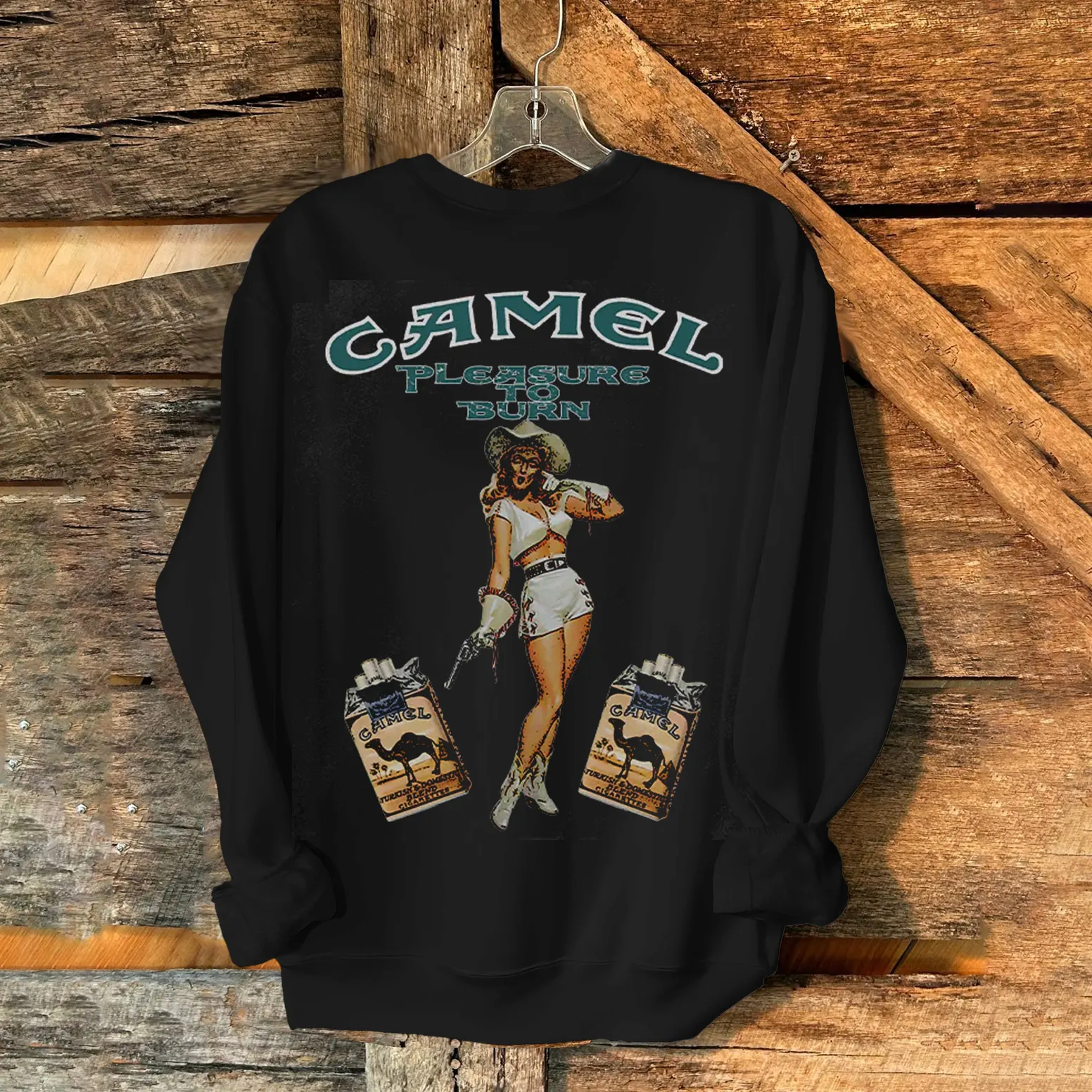Vintage-Inspired Graphic Sweatshirt