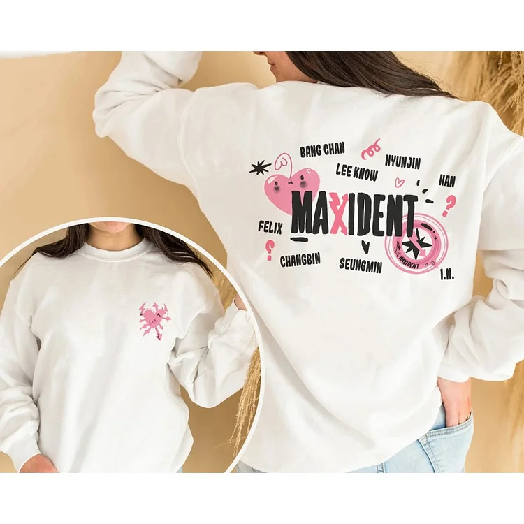 Stray Kids Maxident Cute Sweatshirt