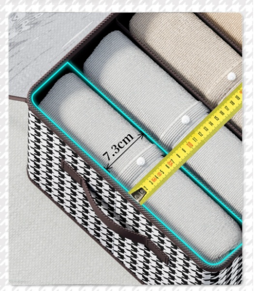 Foldable Clothing Compartment Storage Box
