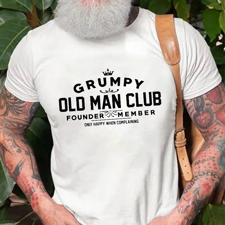 Grumpy Old Man Club T-shirt socialshop