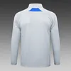 Joyfball 2025/2026 Bayern Munich Half-Pull Training Suit Light gray Retro version Football Shirt 1:1 Thai Quality
