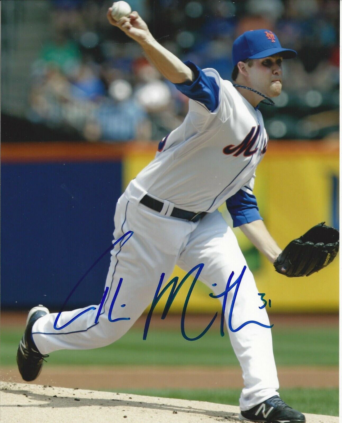 Collin McHugh Autographed 8x10 New York Mets#S1045