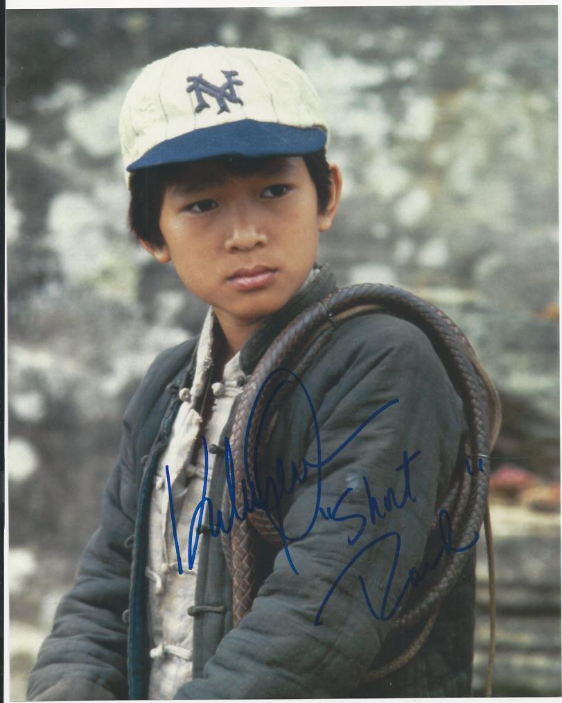 Jonathan Ke Quan - Indiana Jones signed Photo Poster painting