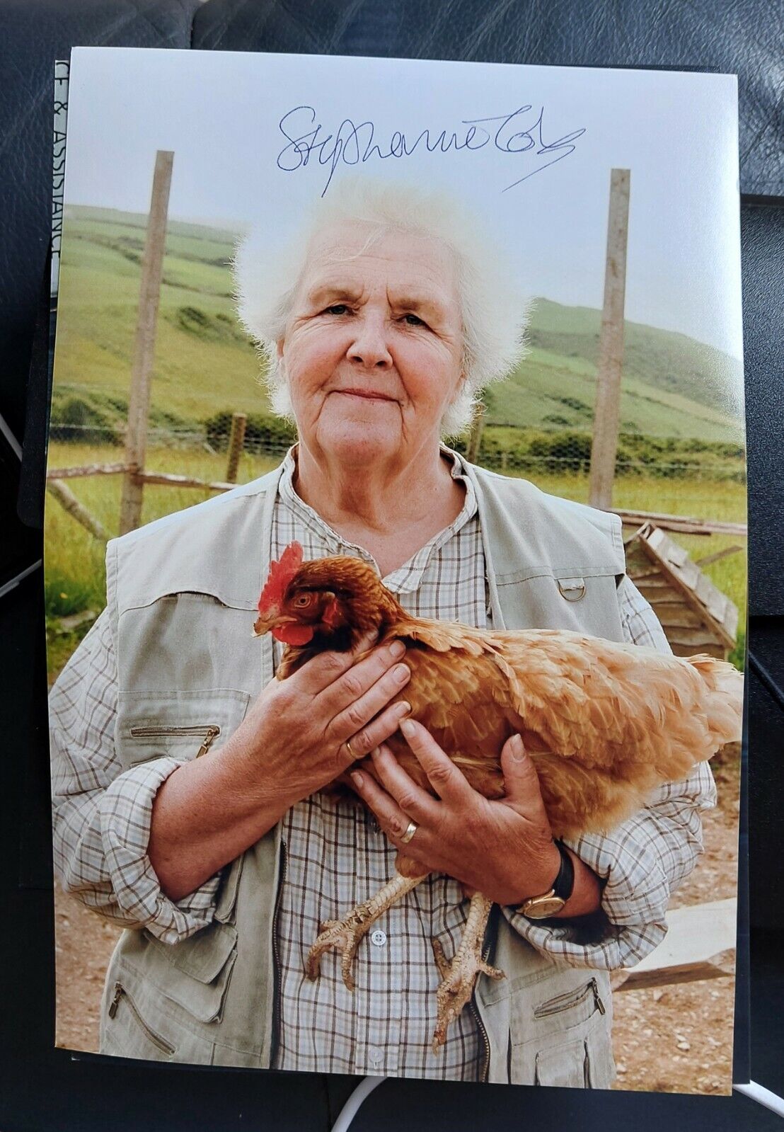 Stephanie Cole Doc Martin Signed Autographed 6x9 Inch Picture