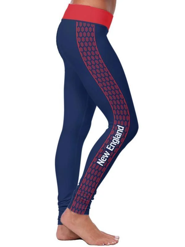 New England Patriots Football Fitness Sports Printed Yoga Pants