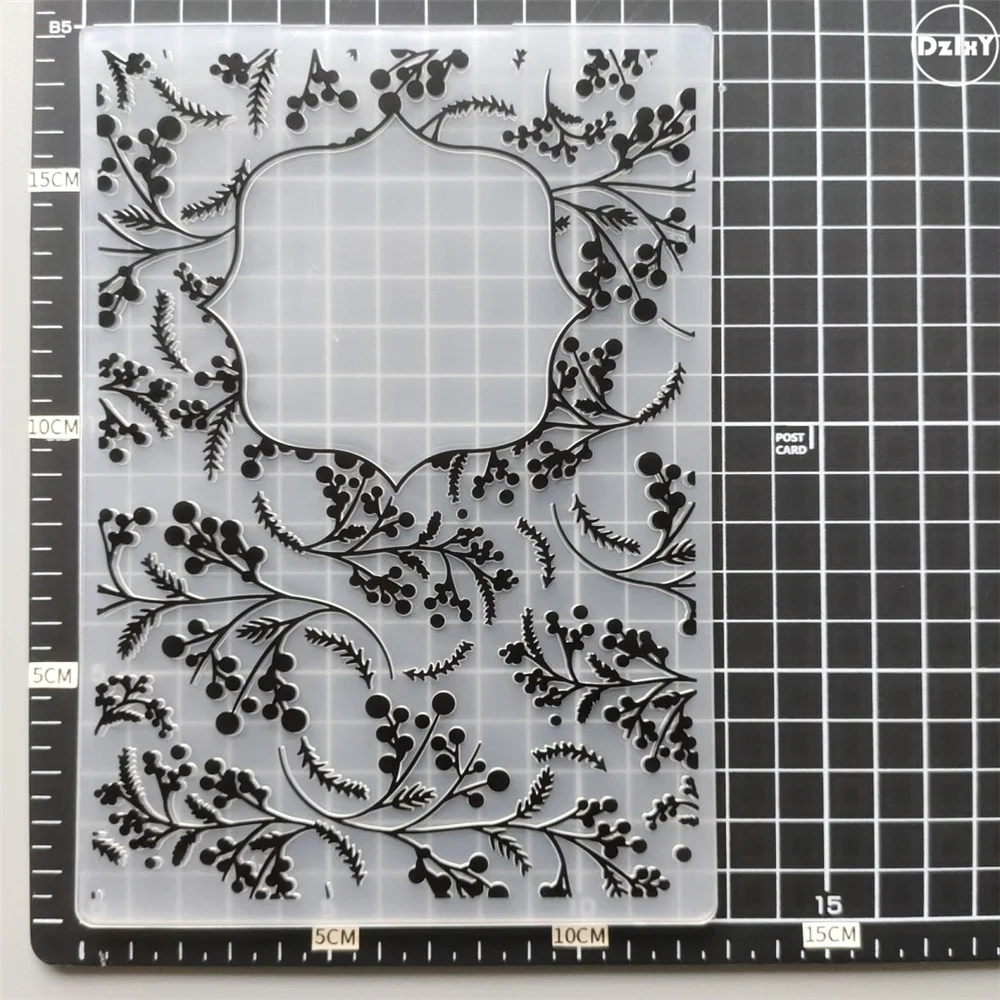 Nigikala Styles) 2023 NEW Lace Embossing Folders for Scrapbooking Paper Album Cards Making Supplies 3D Plastic Cutting Dies Crafts