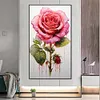 (Big Size)Texture Rose-Paint by Numbers Acrylic Painting 40*70CM