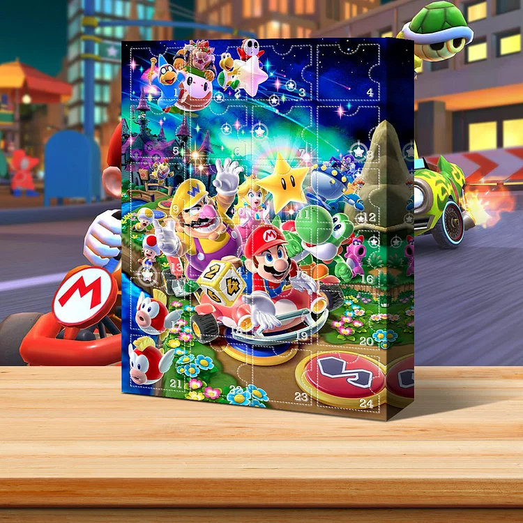 Mario Kart Advent Calendar -- The One With 24 Little Doors