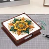 Wooden 5D Diamond Painting Kit Note Box DIY Diamond Art Notepad Box (Pattern)