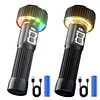 1450LM Ultra Bright Flashlight Waterproof Emergency Torch Dimmable Tent Lamp