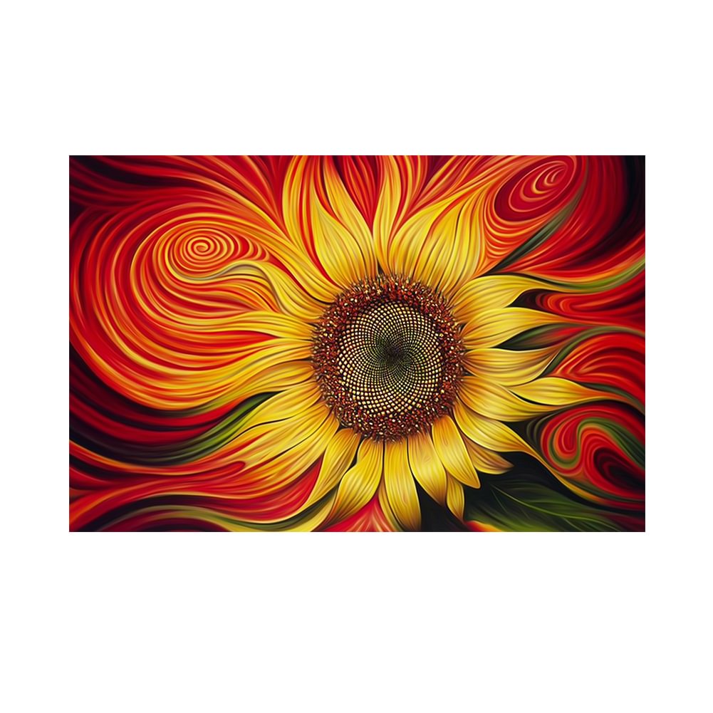 Sunflower - Full Drill - Diamond Painting(35*25cm)