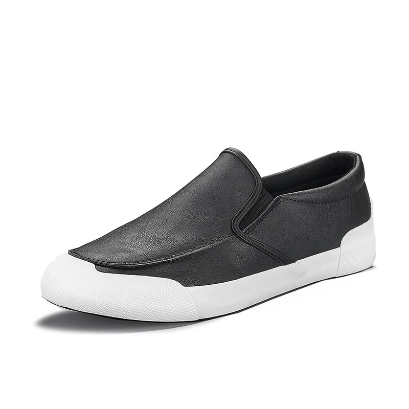 Yyvonne Walk Men's Shoes Cotton Shoes Men's Casual Leather Shoes Korean Trend Low-Top Shoes Autumn And Winter Shoes 9101 9153