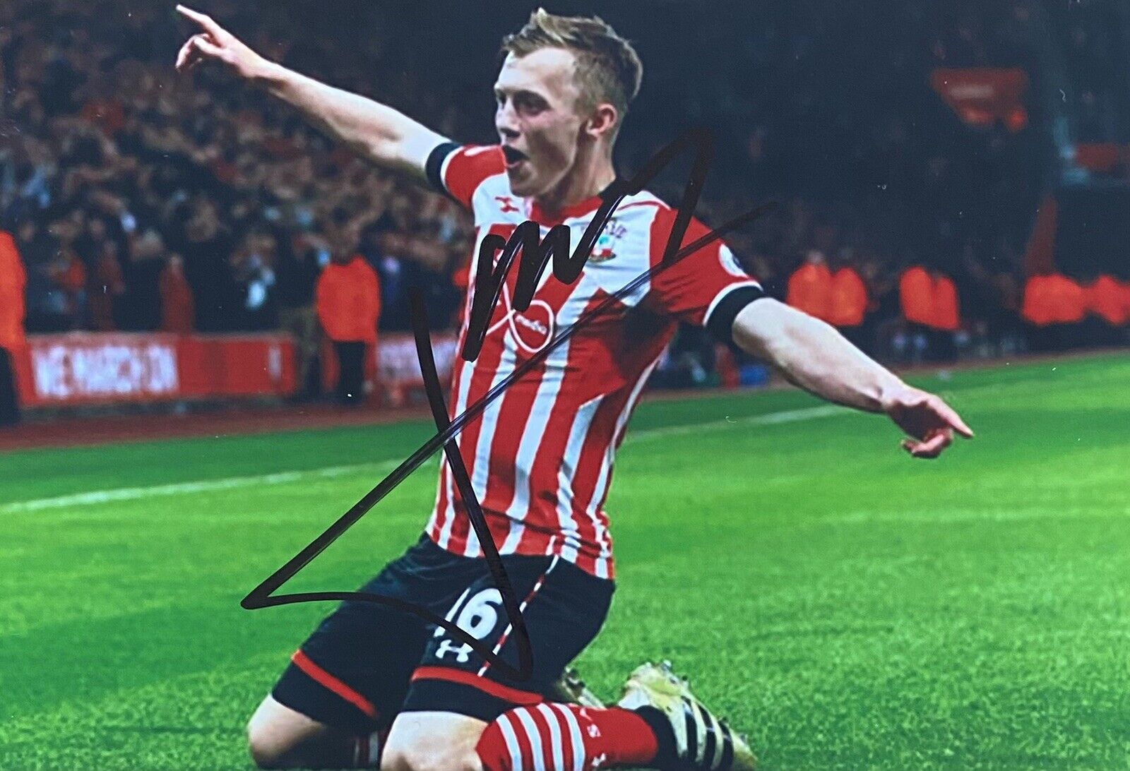 James Ward - Prowse Genuine Hand Signed Southampton 6X4 Photo Poster painting 4