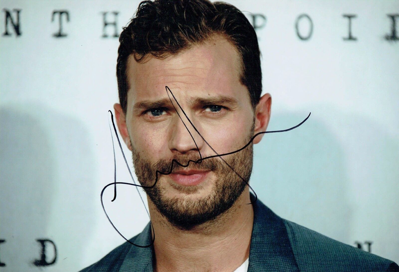 Jamie DORNAN SIGNED Autograph Christian GREY 50 Shades of Grey Photo Poster painting 2 AFTAL COA