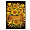  Sunflowers 5D DIY Diamond Art Painting Notebook Kit 50 Pages A5 Rhinestone Art Painting Notebook Kit for Adults Beginners Holiday Birthday Gift