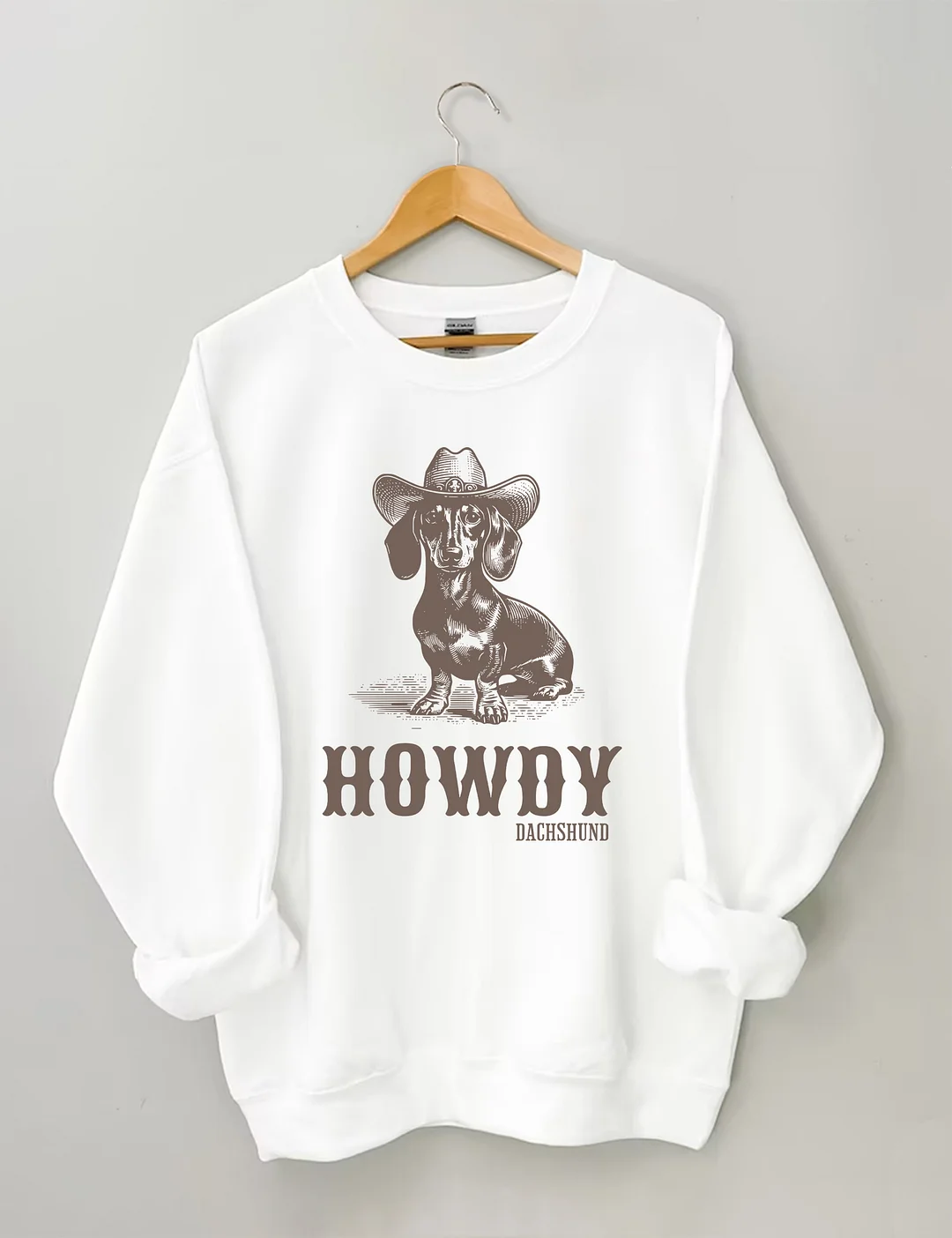 Howdy Dachshund Sweatshirt