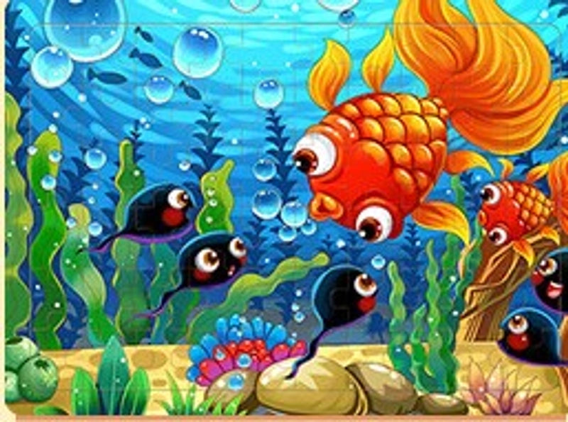 Puzzles Toddler(3-6years) Cartoon Wood Toys