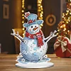 Diamond Painting Snowman Desktop Ornaments Kit for Office Desktop Decor