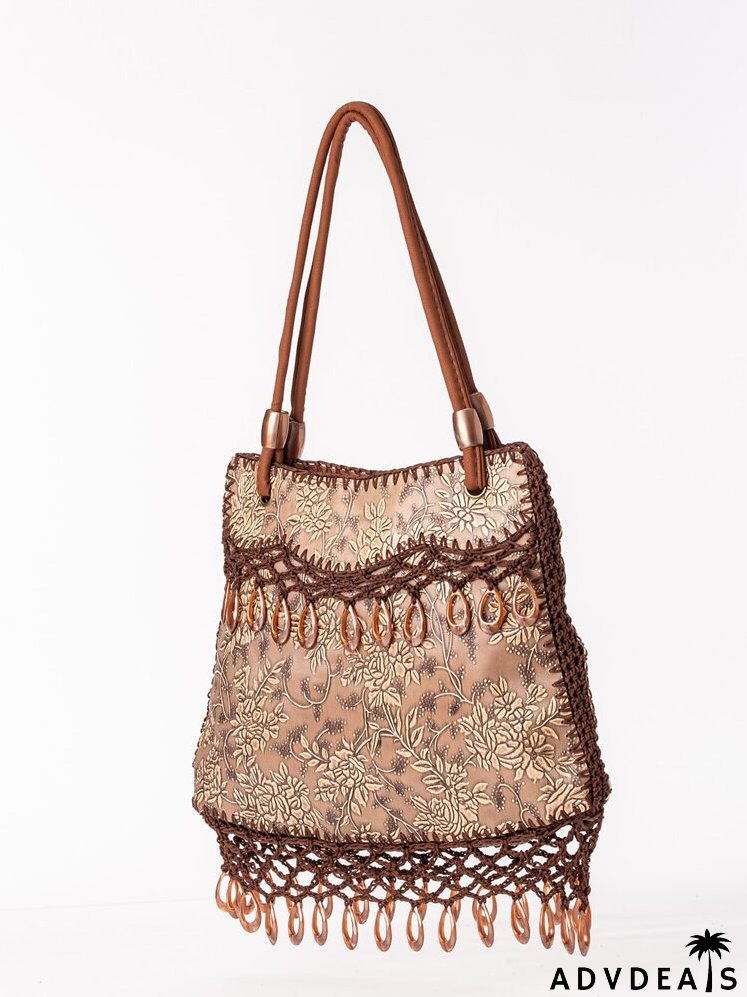 Floral Graphic Vintage Design Tote Bag