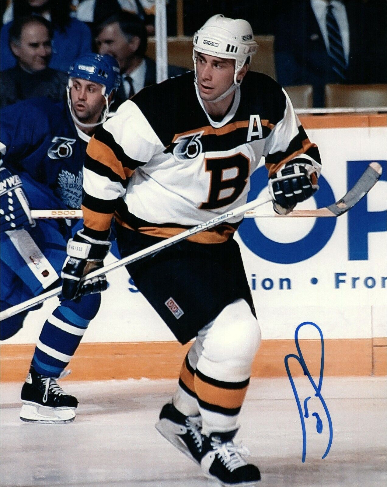 Boston Bruins Cam Neely Signed Autographed 8x10 NHL Photo Poster painting COA