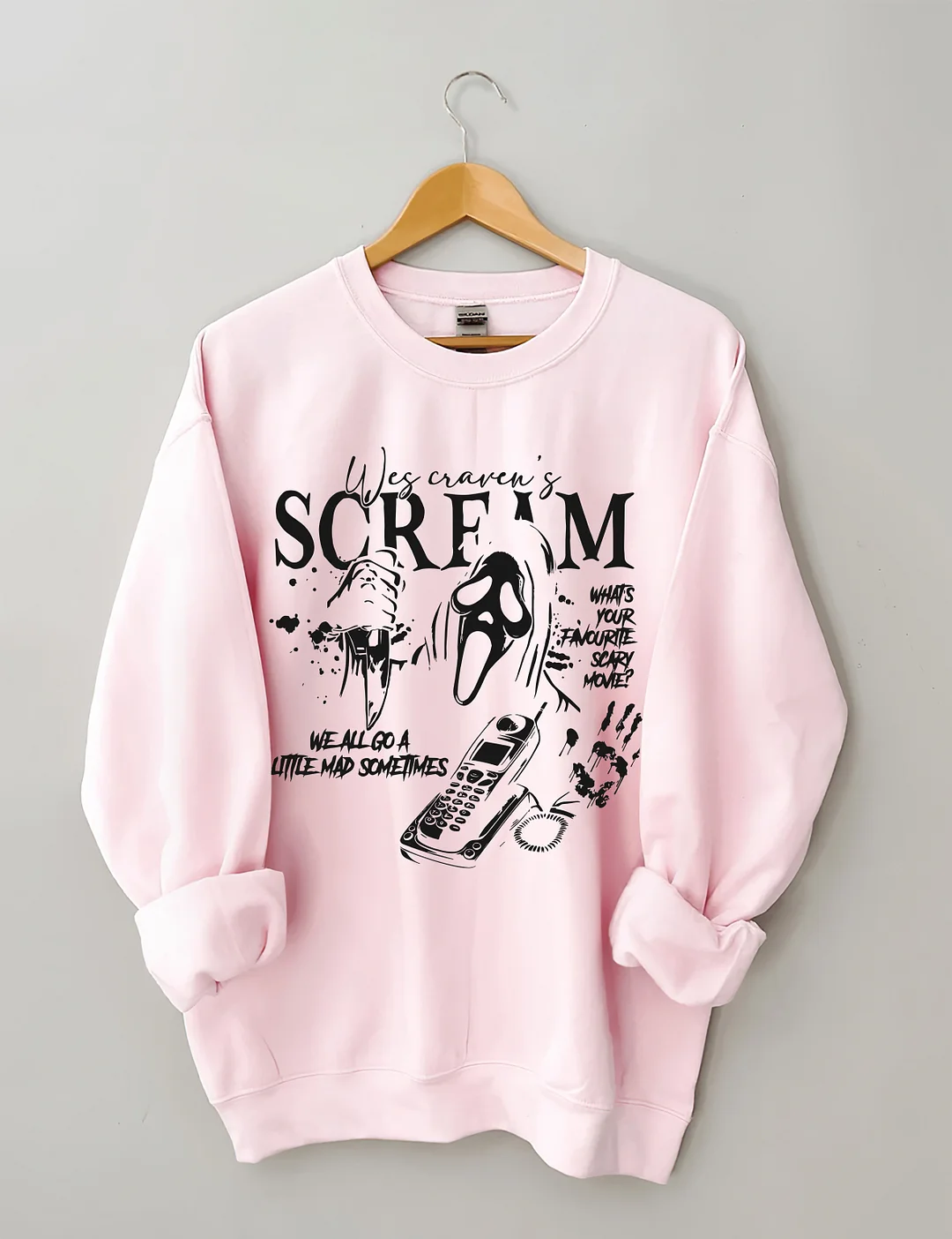 Vintage Ghostface Halloween Sweatshirt