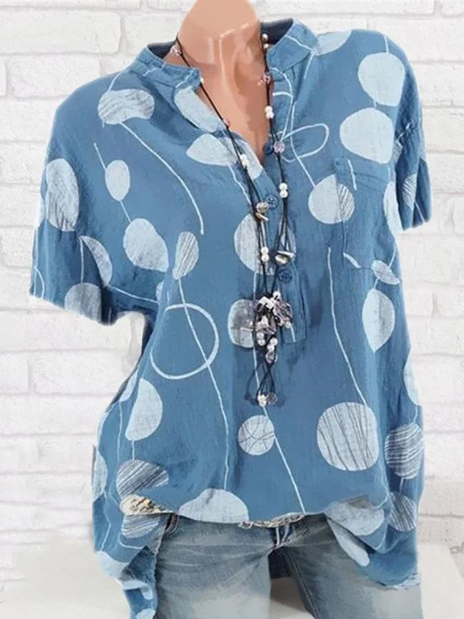 Women's Cotton Linen Casual Tops