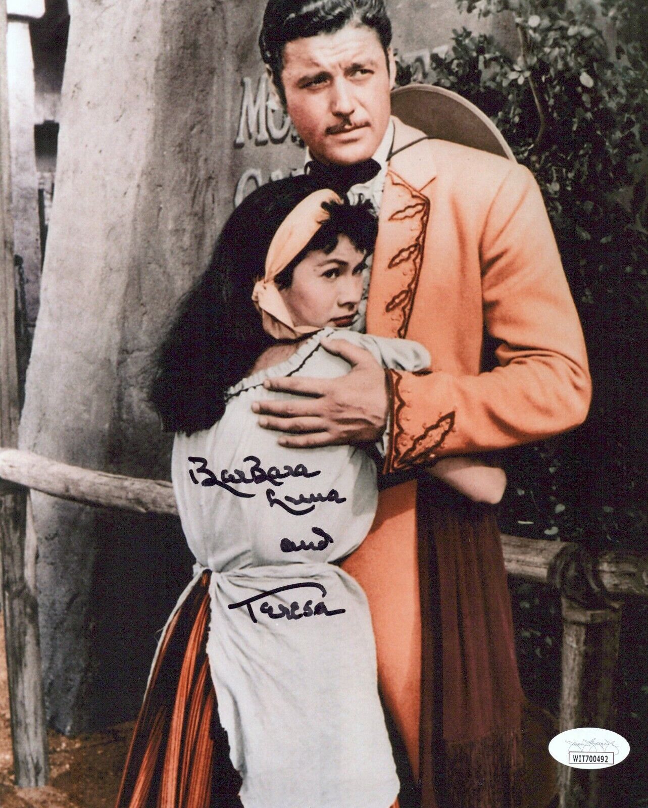 BARBARA LUNA Signed 8x10 ZORRO Photo Poster painting Authentic Autograph JSA COA