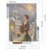 Diamond Painting-DIY Full Round Drill Christmas Girls