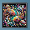 Diamond Painting-DIY Full Round Drill Fish