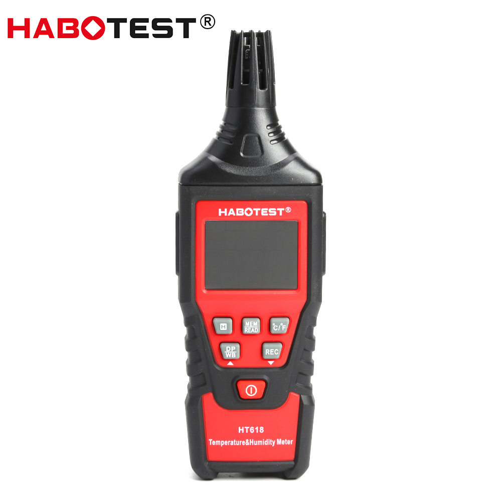

HT618 Mini Indoor Outdoor Hygrometer Temperature Instruments Humidity Meter, 501 Original
