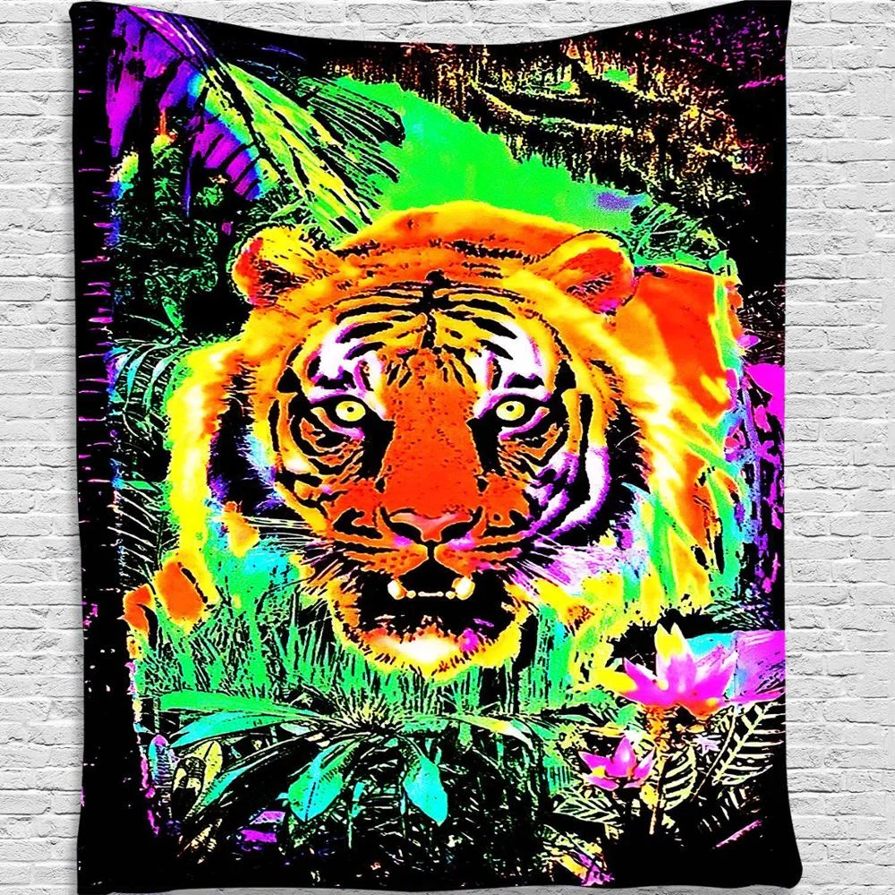 Unique Mandela Wall hanging Tapestry psychedelic pattern yoga throw beach throw carpet Hippie Home Decor Wall Tapestry Blanket