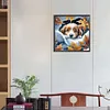 Snow Puppy-Full Round Diamond Painting 30*30CM