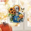 DIY Skull Acrylic Diamond Painting Hanging Ornaments