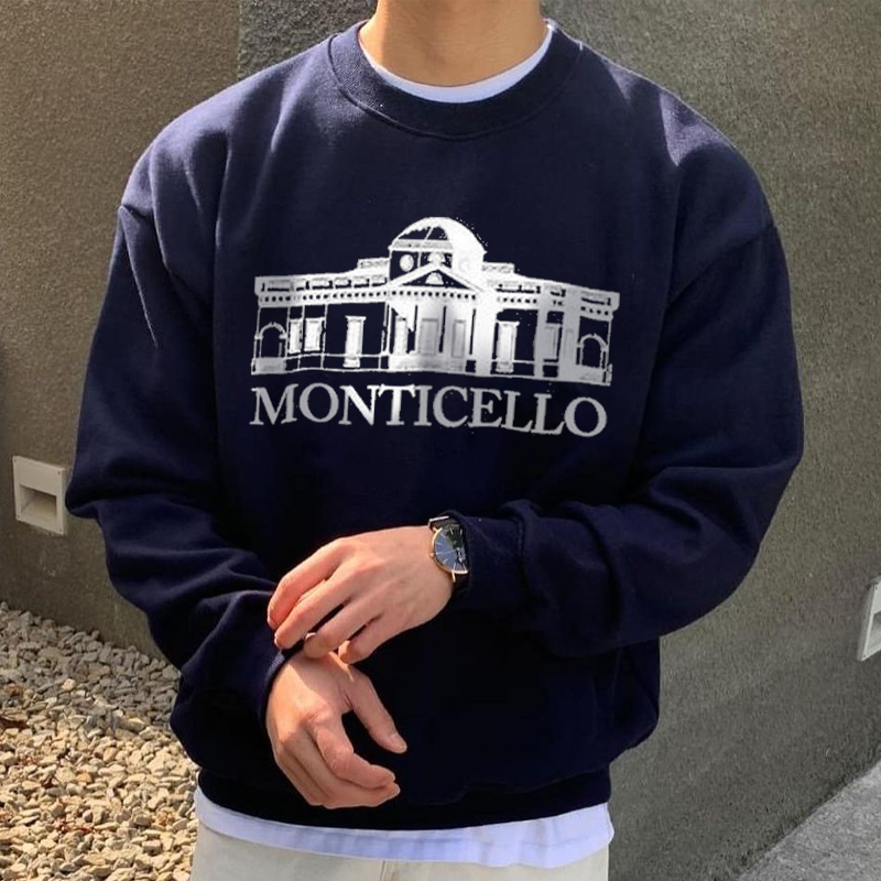 Vintage Monticello Printed Sweatshirt